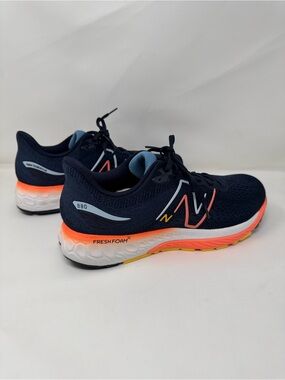 New Balance Navy and Coral 880 Fresh Foam Running Shoes